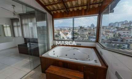 Cobertura para aluguel, 3 quartos, 1 suíte, 2 vagas, Sagrada Família - Belo Horizonte/MG