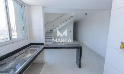 Cobertura à venda, 3 quartos, 2 suítes, 2 vagas, Castelo - Belo Horizonte/MG