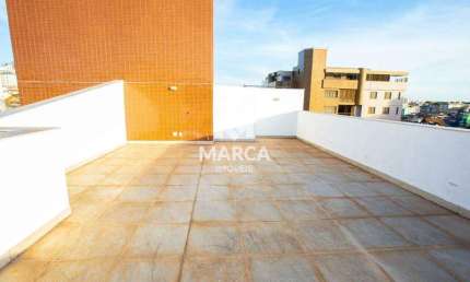 Cobertura para aluguel, 2 quartos, 1 suíte, 2 vagas, Caiçaras - Belo Horizonte/MG