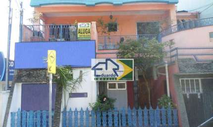 Sobrado para alugar, 137m² por R$ 2.505/mês - Centro - Suzano/SP (garantia fiador ou seguro fiança)