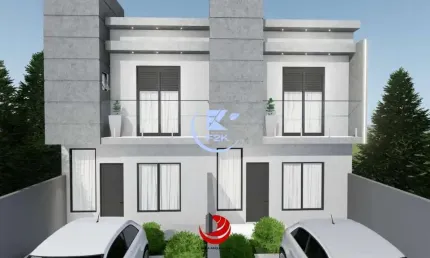 Sobrado à venda Vl. Lavínia 75,56m², 2 suítes, 1 lavabo, quintal, 2 vgas de gara