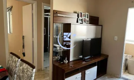 Apartamento à venda Vl. Mogilar 52m², 2 dormitórios, 1 banheiro, 1 vaga de garag