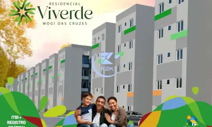 Lançamento em mogi das cruzes, todas unidades com sacada, 2 dormitórios, 1 banhe