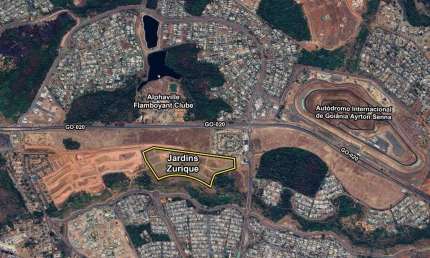 Lote de 484 m² à venda por R$ 1.690.000 no Jardins Zurique - Goiânia