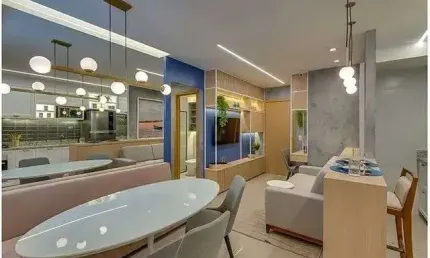 Apartamento 57 m² com 02 quartos, à venda por R$ 395.000 no Setor Criméia Oeste - Goiânia