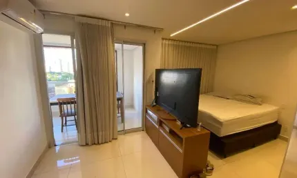Flat de 45 m² com 1 quarto à venda por R$ 550.000 - Setor Bueno - Goiânia