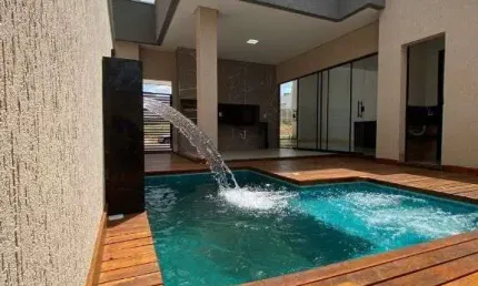 Casa de 158 m² com 03 suítes à venda por R$ 1.300.000 no Jardins Bolonha - Senador Canedo