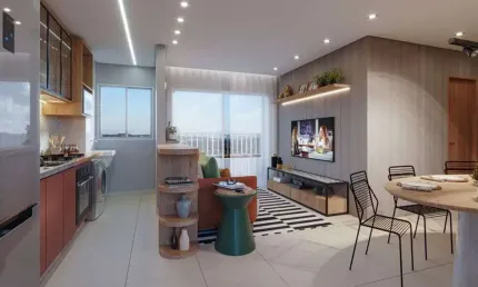 Apartamento de 63 m² com 02 quartos à venda por r$ 451.000 no setor vila rosa - goiânia
