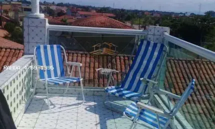 Sobrado para venda em mongaguá, balneario florida mirim, 3 dormitórios, 1 banheiro, 3 vagas