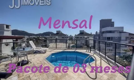 Cobertura com 2 quartos  para alugar, 190.77 m2 por R$4200.00  - Ingleses Do Rio Vermelho - Florianopolis/SC