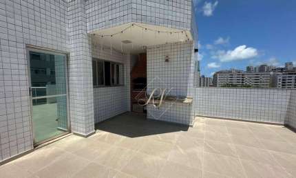 COBERTURA DUPLEX, CHURRASQUEIRA, 2 VAGAS DEMARCADAS NO BAIRRO PONTA DA PRAIA EM SANTOS!!