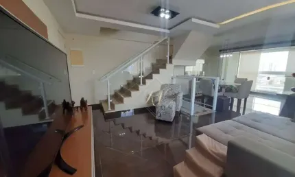 COBERTURA COM PISCINA, CHURRASQUEIRA, LINDO ACABAMENTO NO CENTRO DE SÃO VICENTE!!!!