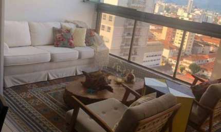 Lindíssimo apto de alto padrão com 03 suítes em Santos!!!!!! Oportunidade!!!!!!