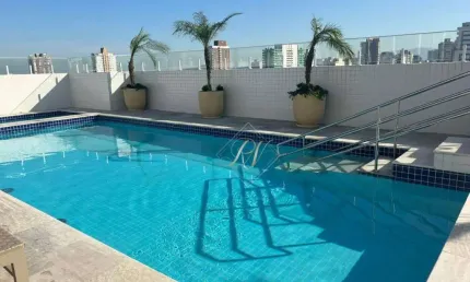 PRÉDIO NOVO, GRUPO MACUCO, 2 DORMITÓRIOS, SACADA, LAZER COMPLETO NA CIDADE DE SANTOS!!!