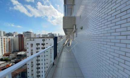 OPORTUNIDADE!!! À 1 QUADRA DA PRAIA, APARTAMENTO GARDEN COM ENORME SACADA, LAZER COMPLETO, VAGA DEMARCADA, NO BAIRRO BOQUEIRÃO EM SANTOS!!!