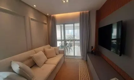 Prédio novo, lazer completo, à 3 quadras da praia em santos!!!