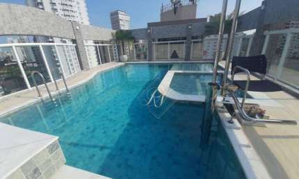 PRÉDIO NOVO, LAZER COMPLETO, À 3 QUADRAS DA PRAIA DO BOQUEIRÃO EM SANTOS!!!