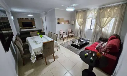 A 2 quadras da praia: apartamento de 3 dormitórios (1 suíte), super amplo, com sacada privativa e 2 vagas de garagem no boqueirão (santos)!!