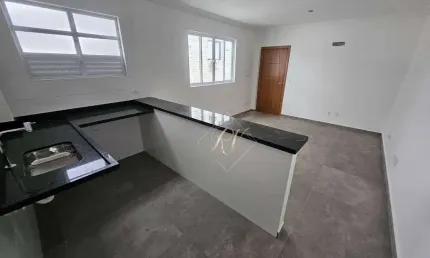 Prédio novo, 2 elevadores, piso em todo o apartamento, na cidade de santos!!!