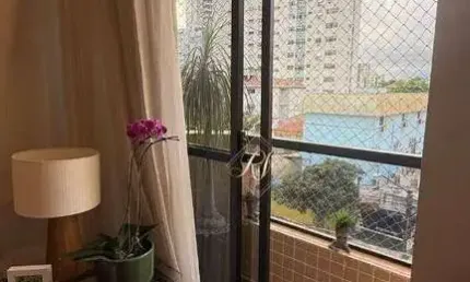 Sacada na sala, vista livre, elevador, portaria, na cidade de santos!!!
