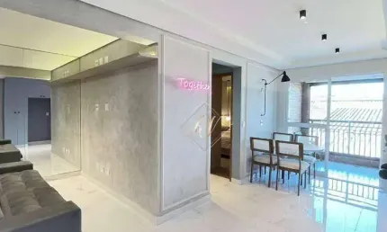 Oportunidade!!! apartamento de 1 dormitório, varanda, vaga demarcada, lazer completo na cidade de santos!!!