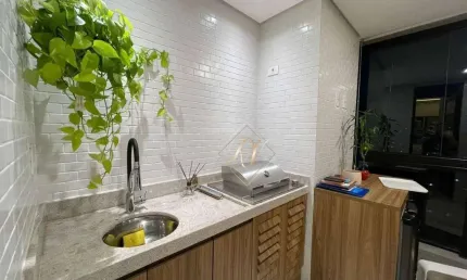 Apartamento com 2 dormitórios à venda, 82 m² por R$ 1.299.000,00 - Aparecida - Santos/SP