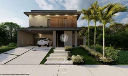 Casa em construção com 4 dormitórios (3 suítes, sendo 1 térrea) no Real Park San