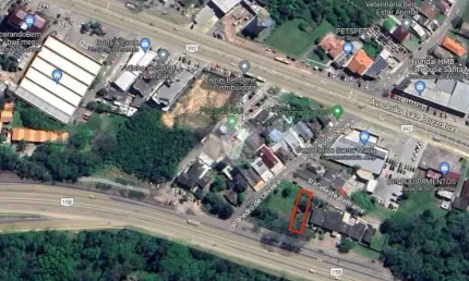 Excelente terreno à venda de frente para BR 158 no Cerrito!