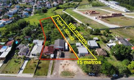 Terreno com 1.500m² próximo aos condomínios Sociedade de Medicina e Vista de São