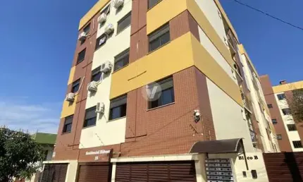 Apartamento 02 dormitórios com sacada e churrasqueira e garagem