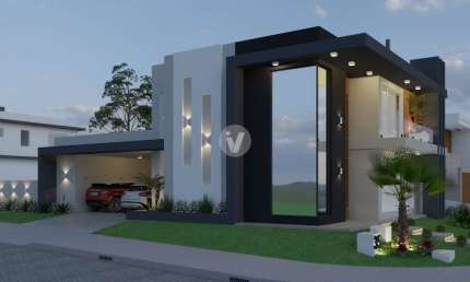 Casa em condomínio fechado com 3 quartos à venda na Avenida Prefeito Evandro Behr, 4279, Camobi, Santa Maria