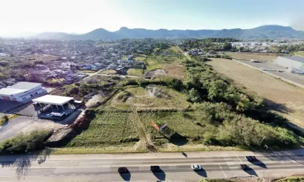 Terreno frente para BR-287, frente para faixa Nova de Camobi