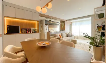 Apartamento alto padrão, 2 suítes mobiliado, 2 vagas, res. montline