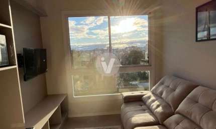 Apartamento de 1 dormitório pertinho da UFSM 100% MOBILIADO