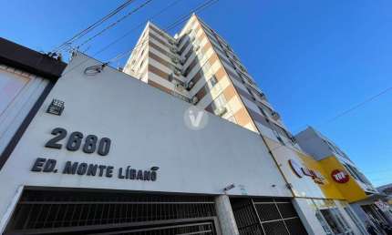 Apartamento central 2 dormitórios com 1 box de garagem.