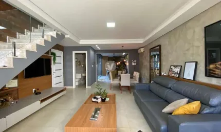 Casa mobiliada em condomínio no Tomazzetti, 3 dorms, 2 vagas