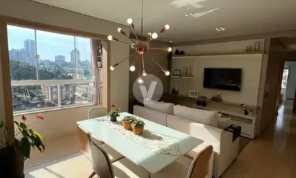 Apartamento mobiliado 2 dormitórios com suíte no centro