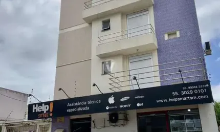 Apartamento de dois dormitórios localizado no centro de santa maria -rs
