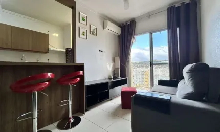 Apartamento 2 dormitórios mobiliado, 1 vaga, localizado próximo à av. medianeira