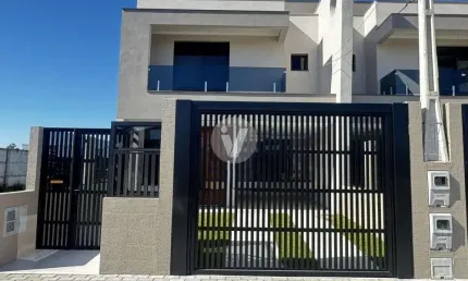 Casa nova de 3 dormitórios, localizada no res. arvorecer, bairro camobi