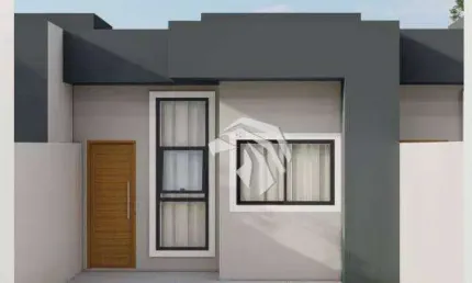 Casa com 2 dormitórios à venda, 53 m² por r$ 245.000