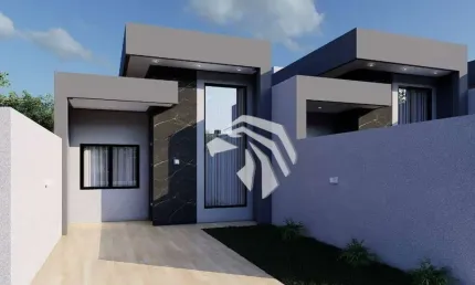 Casa com 2 dormitórios à venda, 64 m² por R$ 450.000 - Parque Verde - Cascavel/PR