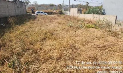 Terreno à venda no Jardim Imperial, Lagoa Santa 
