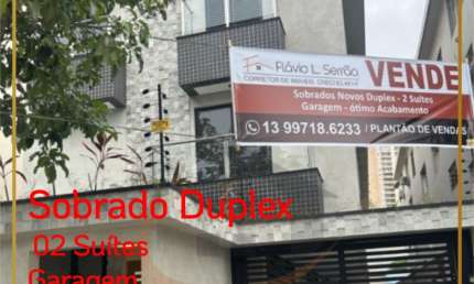 Sobrado Duplex  02 Suítes na Ponta da Praia - Santos