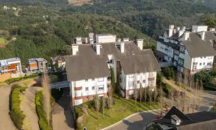 Apartamento para Venda no bairro Alpha ville em Gramado, 1 quarto, 1 vaga, 55 m² de área total, 55 m² privativos,