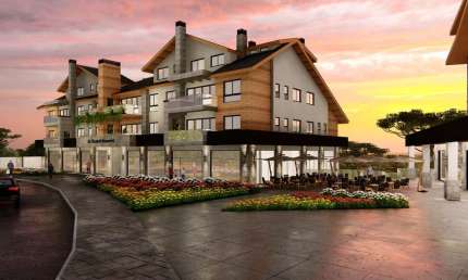 Apartamento para Venda no bairro Centro em Gramado, 1 quarto sendo 1 suíte, 2 vagas, 86 m² de área total, 86 m² privativos,