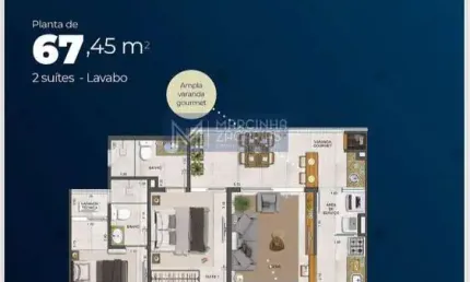 Apartamento com 2 quartos, 67m², à venda em Ubatuba, Toninhas