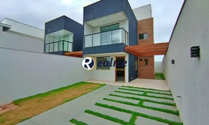 Casa Duplex composto por 3 quartos á venda no bairro Jardim Boa Vista, Guarapari-ES - Realize Negócios Imobiliários.