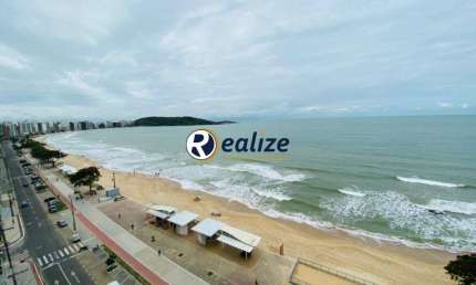 Apartamento composto por 4 quartos de frente para mar á venda na Praia do Morro, Guarapari-ES - Realize Negócios Imobiliários.