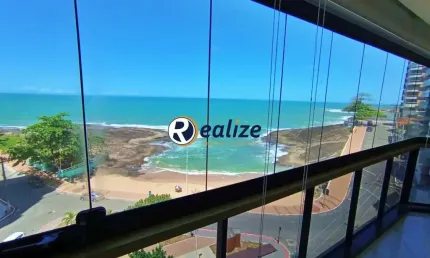 Apartamento de frente para o mar na Praia das Virtudes, Guarapari-ES
